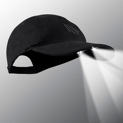Black LED lighted PowerCap cap