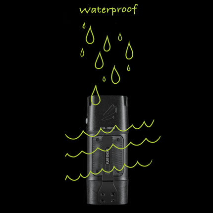 waterproof FLATEYE rechargeable LED FR-1000 flashlight 