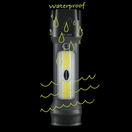 waterproof FLATEYE rechargeable FRL-2100 lantern flashlight