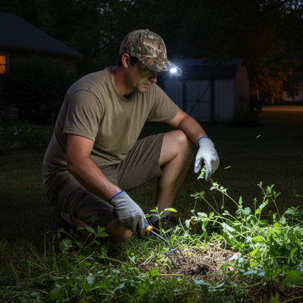 POWERCAP 2.5 Rechargeable LED Lighted Headlamp Hats and IPX4 Rating - One Size