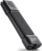 Black FLATEYE flashlight with 'F-310' marking on a white background