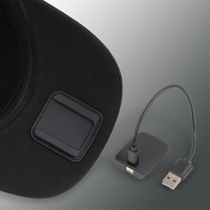 POWERCAP 2.5 Rechargeable LED Lighted Headlamp Hats and IPX4 Rating - One Size