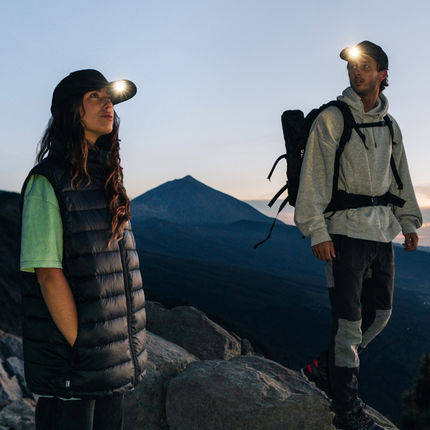 POWERCAP 2.5 Rechargeable LED Lighted Headlamp Hats and IPX4 Rating - One Size