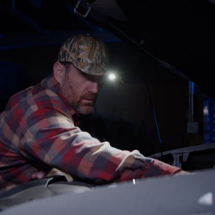 POWERCAP 2.5 Rechargeable LED Lighted Headlamp Hats and IPX4 Rating - One Size