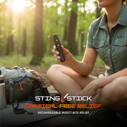 Sting Stick Bug Bite Relief Device Chemical-Free Heat Therapy Rechargeable Pen
