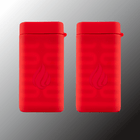2 Red POWERPAW Waterproof Rechargeable Electric Hand Warmers