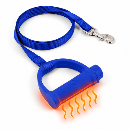 POWERPAW Rechargeable Heated Dog Leash, Waterproof Heavy-Duty Nylon, 6-Ft, For Dogs Up to 100 lbs