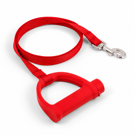 POWERPAW Rechargeable Heated Dog Leash, Waterproof Heavy-Duty Nylon, 6-Ft, For Dogs Up to 100 lbs