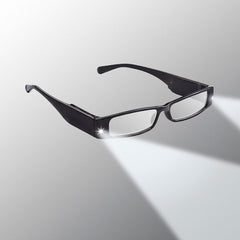 black LIGHTSPECS LP LED lighted reading glasses 