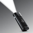 Black rechargeable flashlight