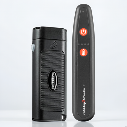 POWER GUARD Bundle (Sting Stick + FLATEYE Flashlight)