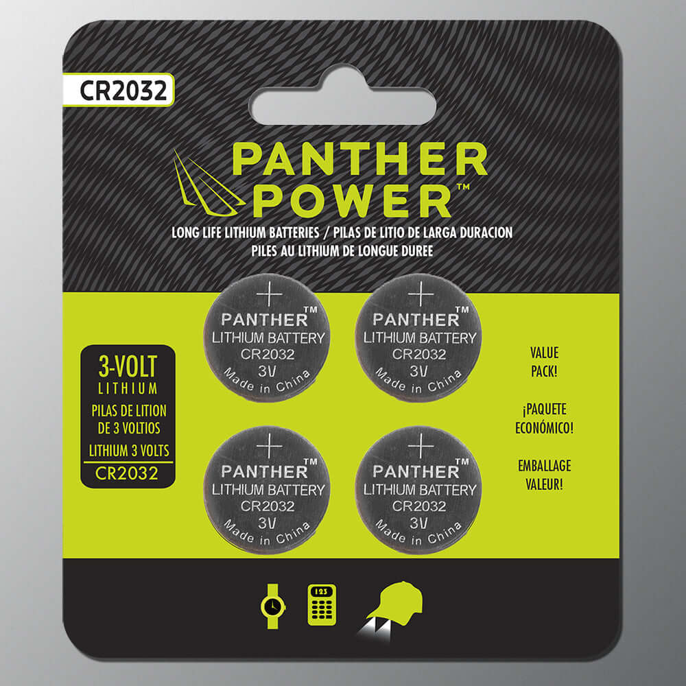 cr2032 battery fishing accessories Panther Power CR1632 4-Pack Batteries