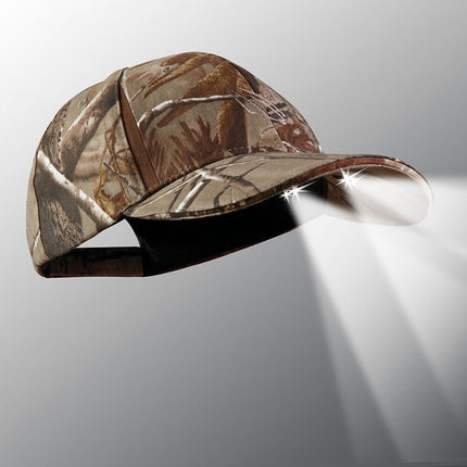 Camouflaged dual light cap