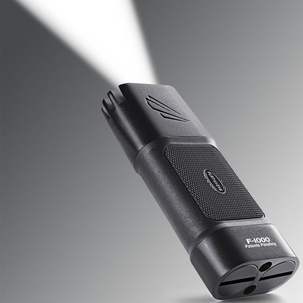 best 1000 lumen rechargeable flashlight cyber mondays FLATEYE F-1000 LED Flashlight – 1000 Lumens
