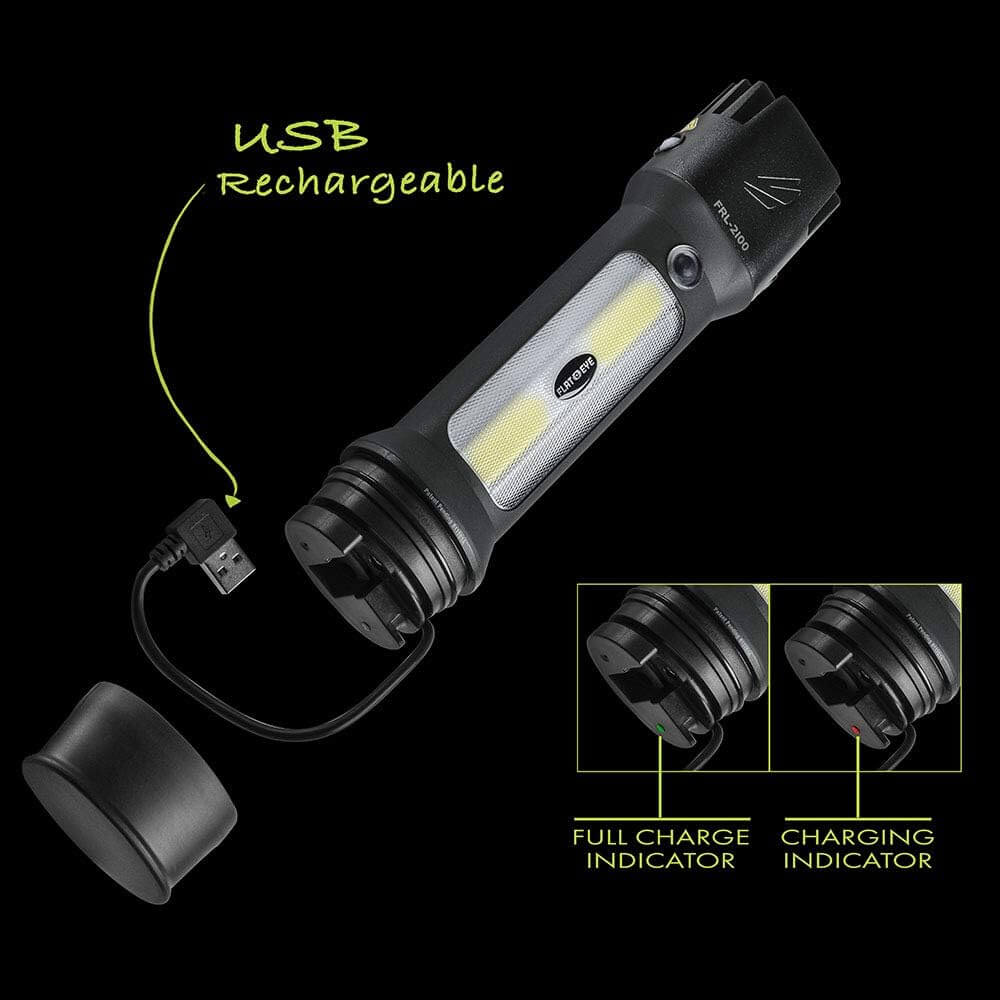 best rechargeable led flashlight cap POWER Bundle POWERCAP 3.0 LED Lighted Hat + FLATEYE Flashlight Lantern FRL-2100