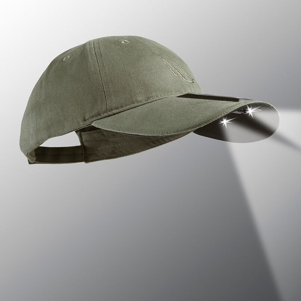 Unisex Baseball Cap With Headlamp Bright Led Lights Flashlight Fishing Hat