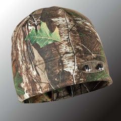 camo LED lighted headlamp beanie