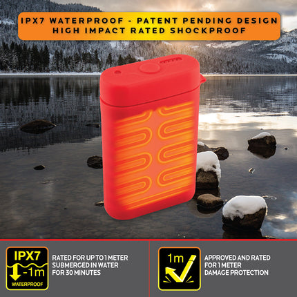 POWERPAW IPX7 rechargeable waterproof hand warmer